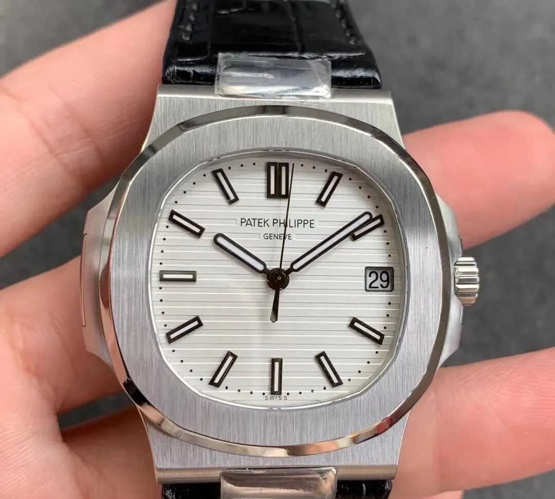 Patek Philippe Nautilus 5711G PPF Factory 1:1 Best Edition Replica Watch V4 White Dial Swiss Cal.324 SC